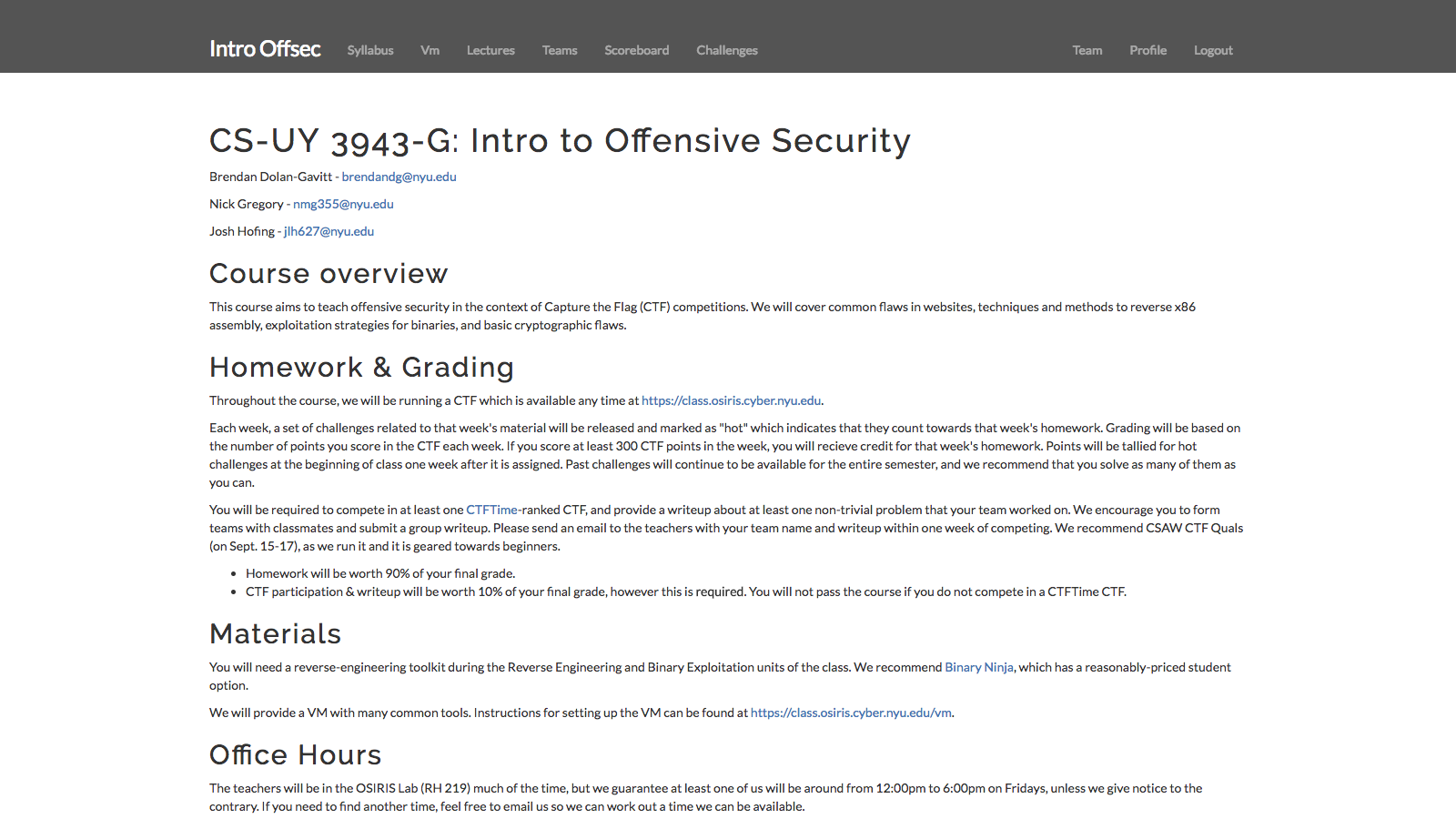 Intro to Offensive Security